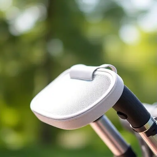 Съемная дышащая накладка под ручки коляски для комфорта