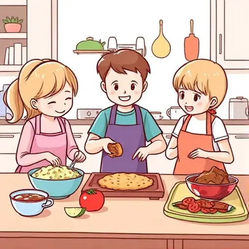 Развитие речи через домашние кулинарные игры с простыми рецептами