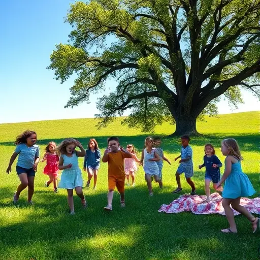 #92 Инклюзивная детская вечеринка на лужайке без реквизита и сложной подготовки